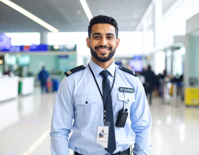 ضابط أمن مطار